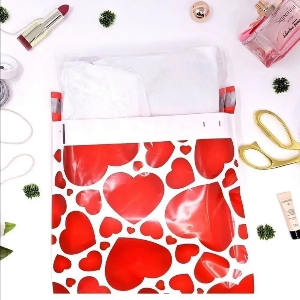 Poly mailers Insert cards Stickers Valentine